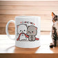 Bubu Dudu Love You Bugu text Unique Mug to Gift