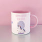 Happy Birthday Sister Printed Pink Inner Colour Ceramic Coffee Mug Best Gift for Sister