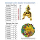 Laddu Gopal Ji Designer Dress | Kanha Ji Special Dress with Pagdi ( Set of 2 Dresses )