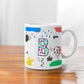 Alphabet Printed Ceramic Coffee Mug for Your Loved One