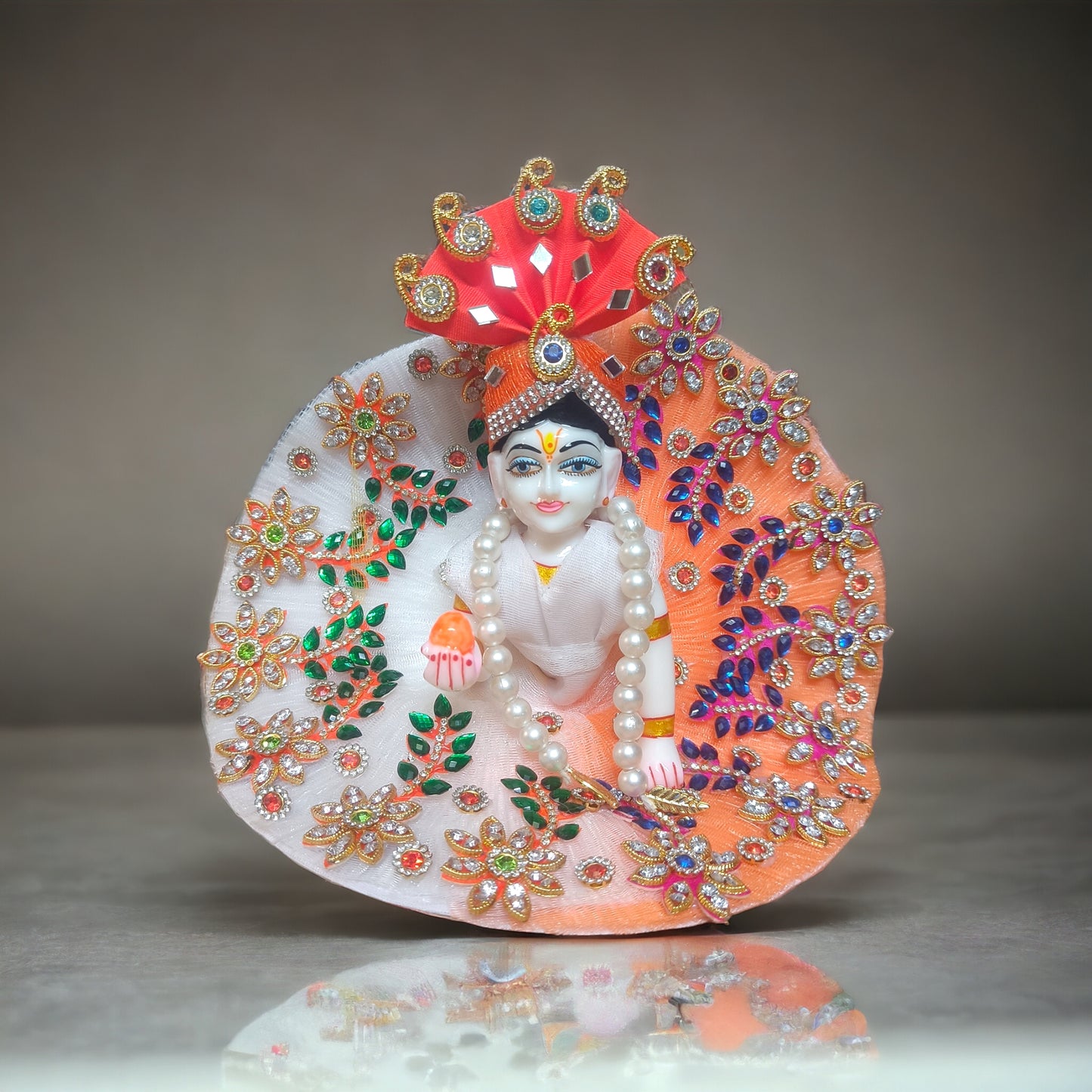 Laddu Gopal Festival Dress | Three Piece Poshak Kanha Ji