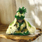 Laddu Gopal Woolen Winter Dress with Shawl | Bal Gopal Woolen Dress (Graan & Orange) | Kanha Ji Winter Dress (Size 2,4) Set of 2